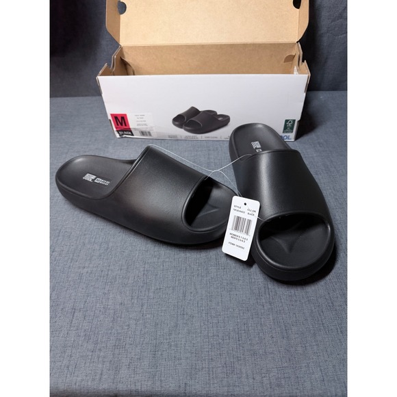 32 Degrees Shoes - 32 Degrees Cool Unisex Cushion Slides Black EVA Foam Sandals W7.5-8.5 M5.5-6.5